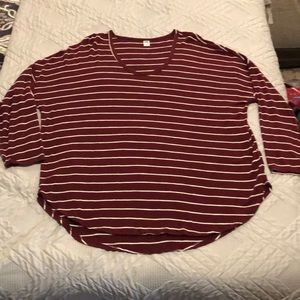 Long T-shirt with 3/4” Sleeve